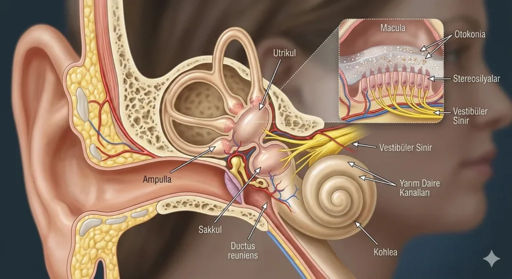 vertigo merkezi OCR testi utrikül
